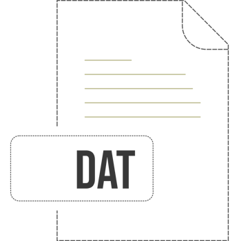 Dat Icon Black Dashed Outline V1 png