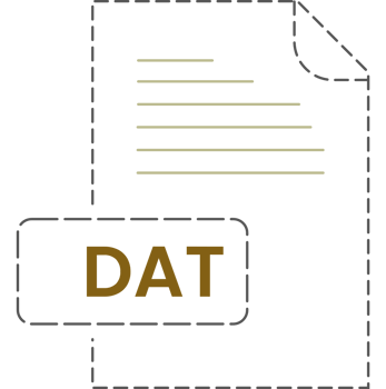 Dat Icon Black Rounded Dashed Outline png