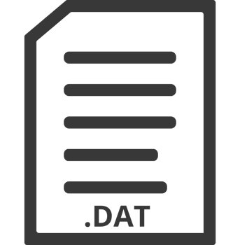 Dat Line Document Icon png