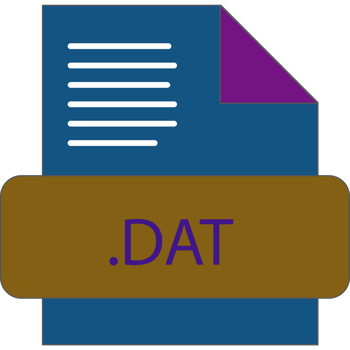 Dat File Extension Icon Fill And Bebes Writting png