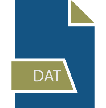 Dat File Format Icon Shape png