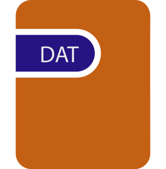 Dat File Icon Black Fill And Empty For Symbol png