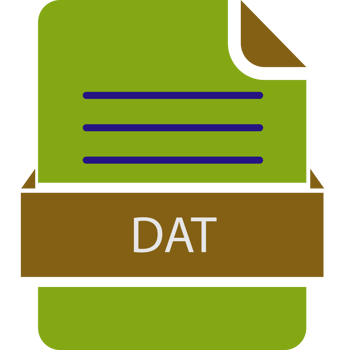 Dat File Icon Black Color And Lines png
