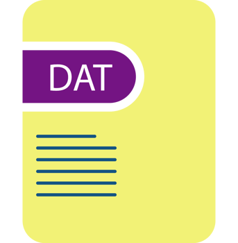 Dat File Icon Deep And Minimal png
