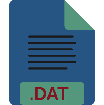 Dat File Icon Minimal png