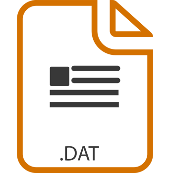 Dat File Icon With Symbol png