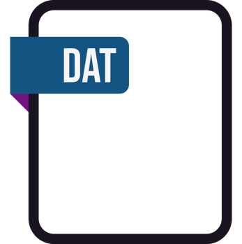 Dat File Rectangular Icon png