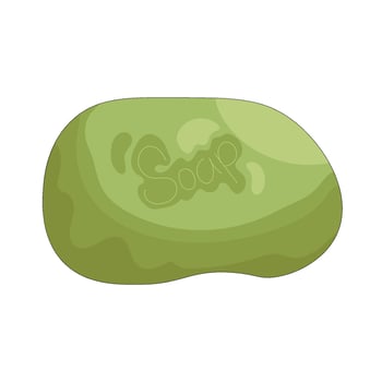 Green Soap Bar vector