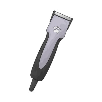 Electric pet trimmer vector