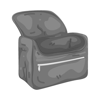 Illustration of Pet Grooming bag vector