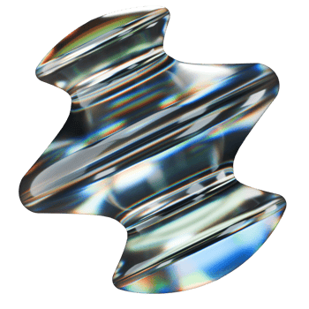 abstract glass object that reflects light with abstract shapes png