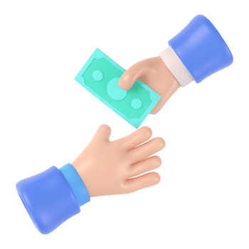 3D handshake symbolizing business agreement on transparent background png