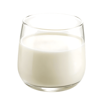 Glass of Milk on transparent Background for Dairy Product Themes png