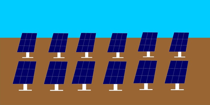 alternative energy background with wind turbine vector