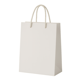Plain white sheet of paper on transparent background png