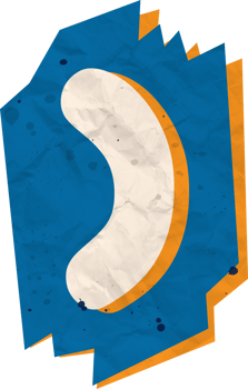 Parenthesis close, Ransom Paper Texture Cutout Alphabet png