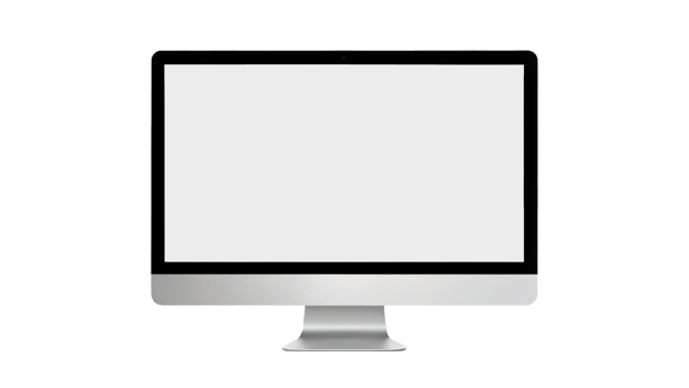 Monitor computer notebook technology blank mockup empty display template showing present device screen desktop office lcd notebook front portable information white color mockup portable information png