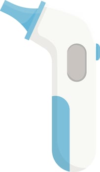 Forehead Thermometer Device vector
