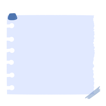 Blue Paper Note png
