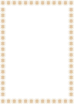 Mystic eye frame. celestial prediction eye template for your text vector