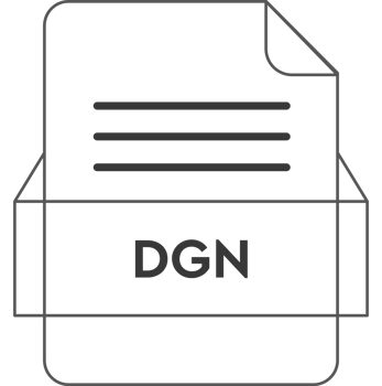 Dgn File Icon Black Outline png