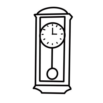 clock time stand tell number png