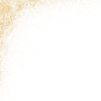 Golden glitter corner png