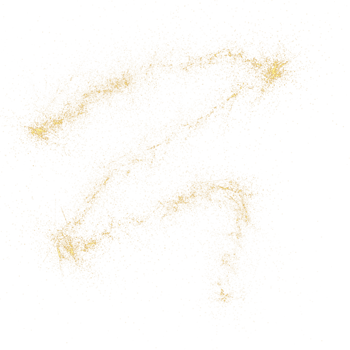 Golden glitter stardust png