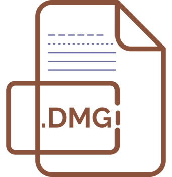 Dmg File Extension Icon Little Dot And Color Fill png