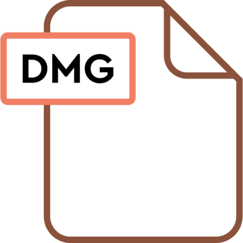 Dmg File Format Icon Rounded Shapes Outline png
