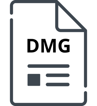 Dmg File Icon Minimal Outline With Symbols png
