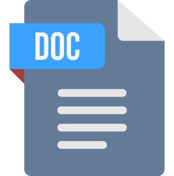 Doc Icon Darkish Blue And Rose Fill Color png