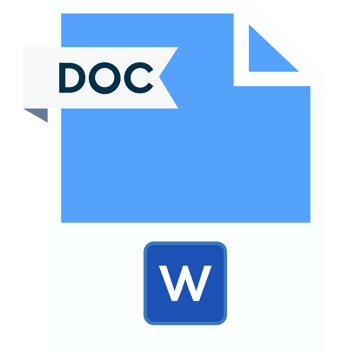 Doc File Format Icon Roe Color Fill png