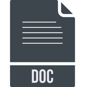 Doc File Icon Fill Rounded Corners png