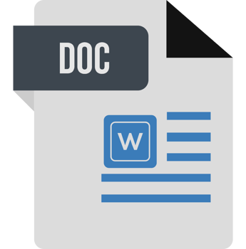 Doc Icon Black And Grey With Symbol png