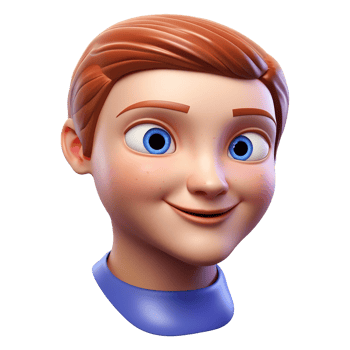 3D Cartoon Profile Icon, Fun Character Avatar Design png