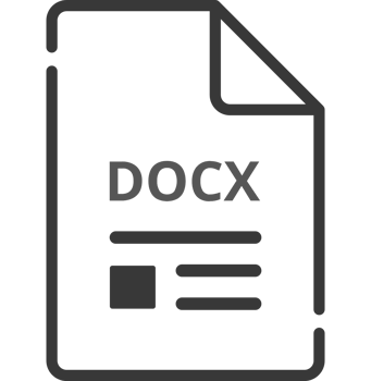 Docx File Icon Minimal Outline With Symbols png