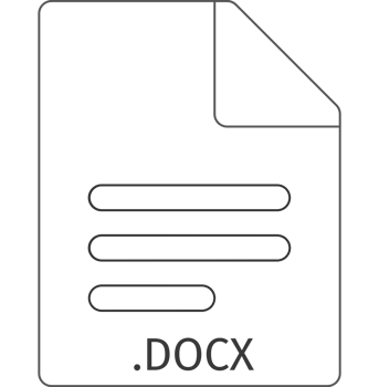 Docx Black Empty Outline Doc Icon png