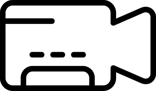 Communication Camera Eps Icon vector