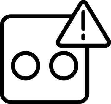 Flickr Outline Icon vector