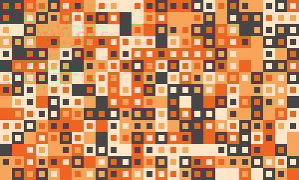 Abstract geometric pattern with warmtoned squares. Ideal for backgrounds, textiles, website design, and modern branding. vector