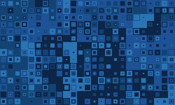 Abstract blue square pattern. A vibrant, dynamic design ideal for tech, data, or corporate backgrounds, websites, presentations, and more. vector