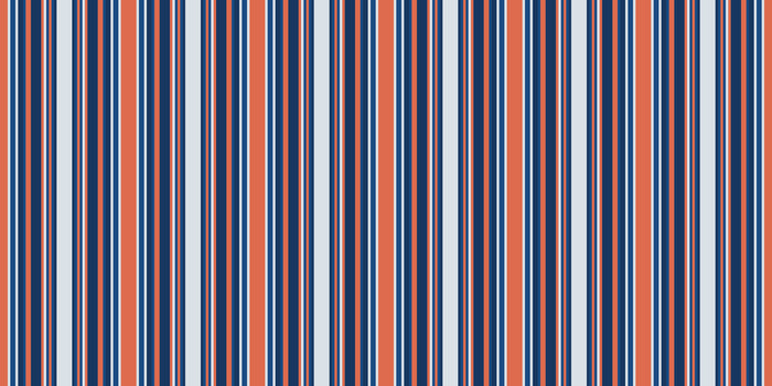 Abstract seamless pattern with vertical stripes in muted blue, coral, and light gray. Perfect for textile design, website backgrounds, or any project needing a clean, modern aesthetic. vector