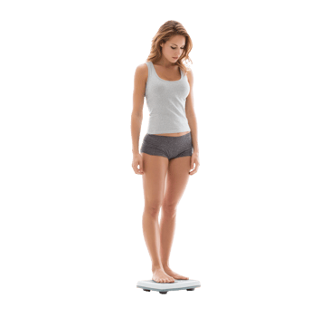 Weight measurement using a scale in fitness routine png