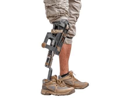 Innovative prosthetic leg design for enhanced mobility and comfort png
