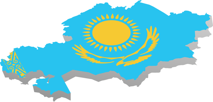 Kazakhstan country map location png