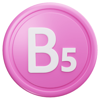 3D Icon Pink B5 Vitamin png