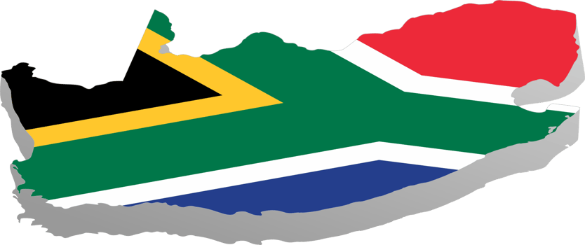 South Africa country map location png