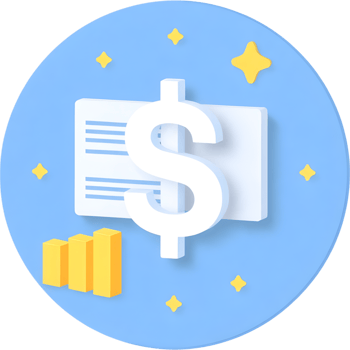 Dynamic Financial Growth Chart Icon png