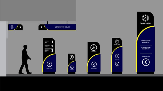 signboards for business vector